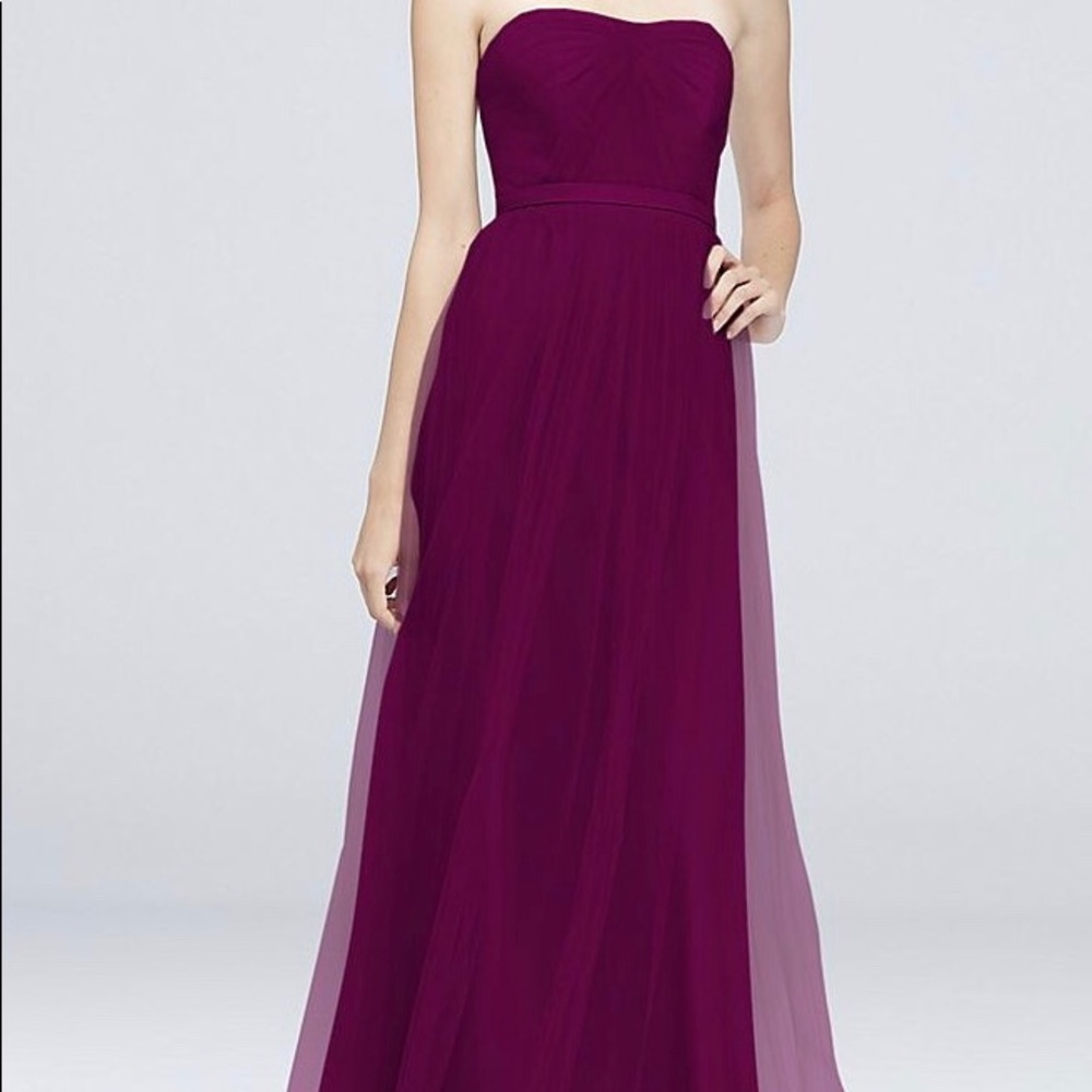 6 way tie tulle dress